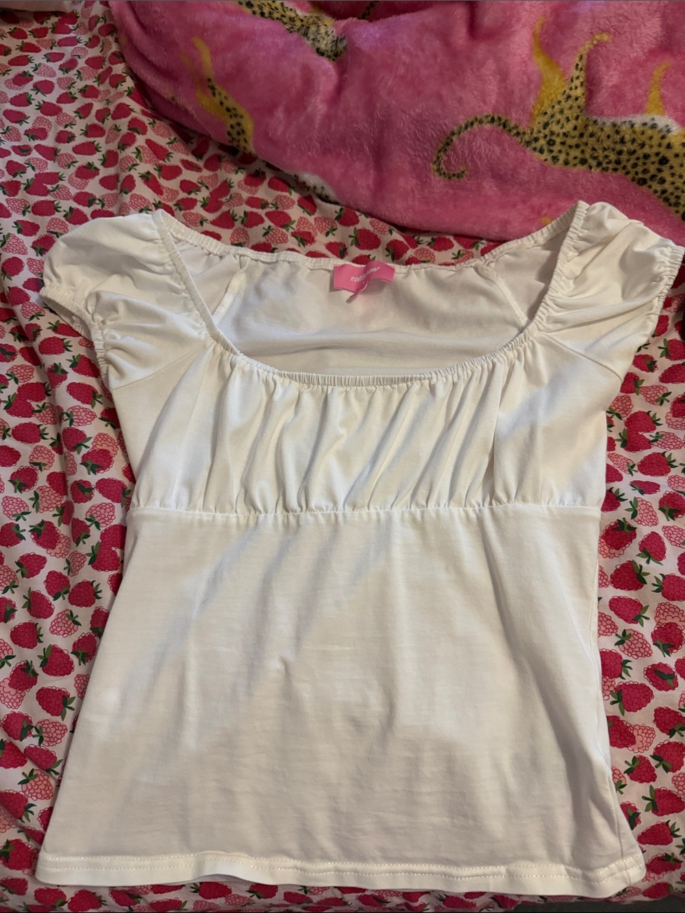 Short sleeve top  edikted, black sleeveless skims top